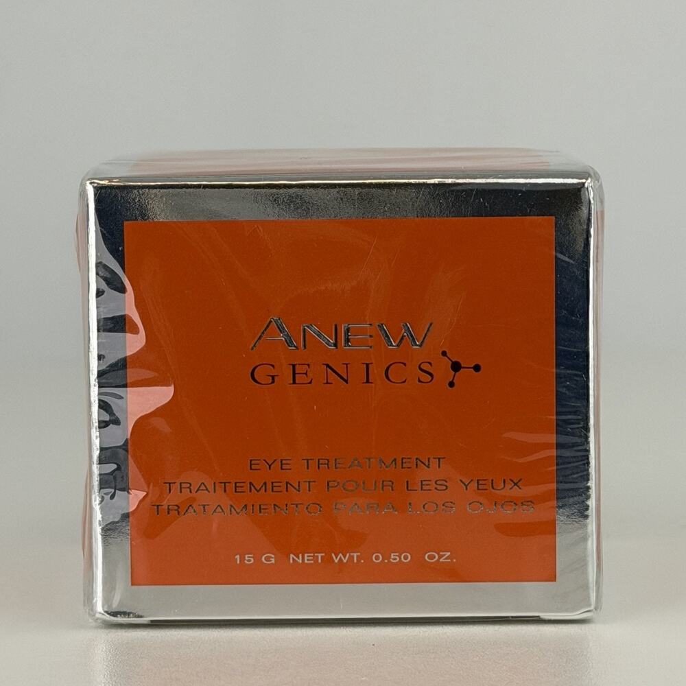Vintage 2011 Avon Anew Genics Eye Treatment Cream 0.50 Oz Sealed - Picture 1 of 4